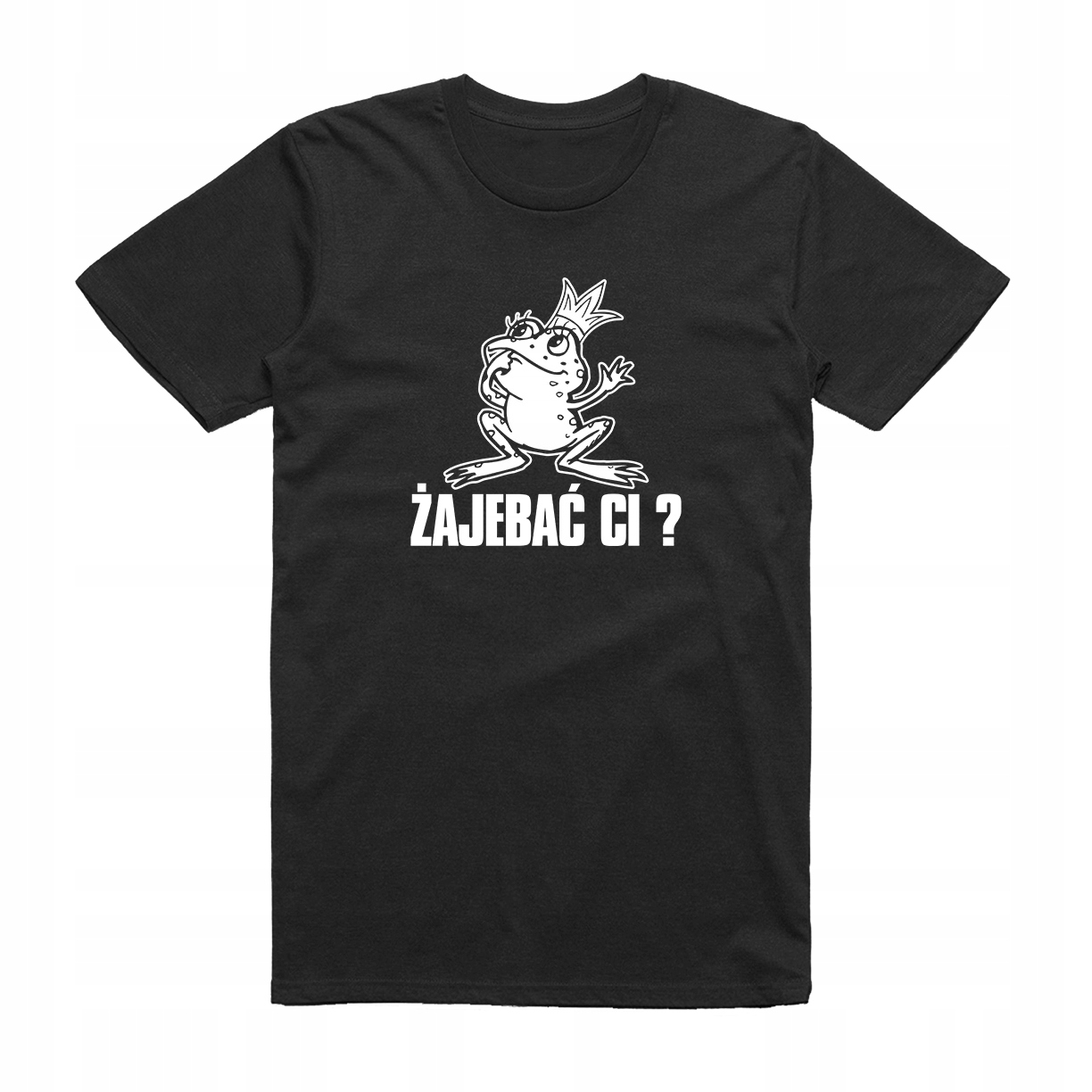 

L- Koszulka T-shirt Żajebać CI Żaba Z Żabą Prezent