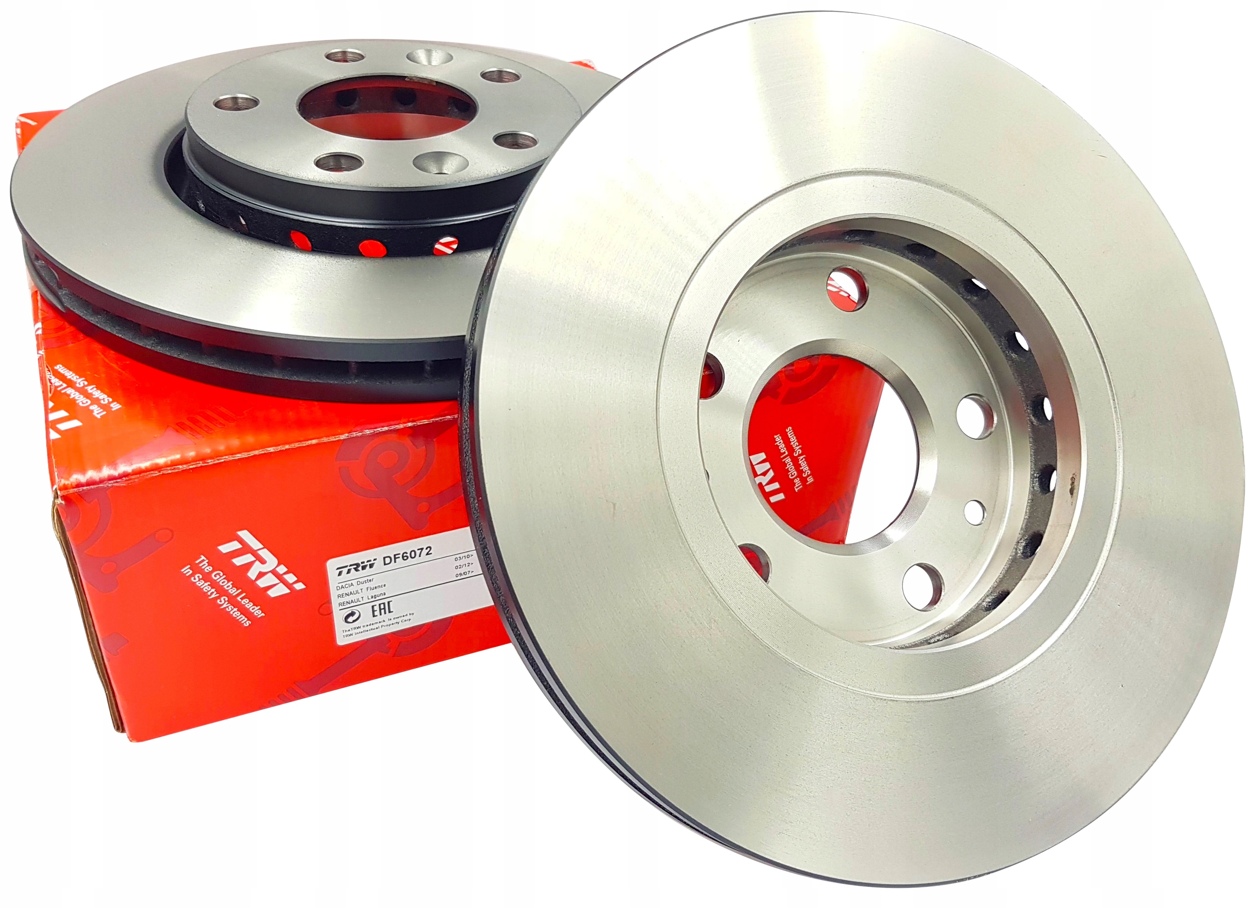 TRW TARCZE + KLOCKI PRZÓD RENAULT MEGANE III 280mm Strona zabudowy przód