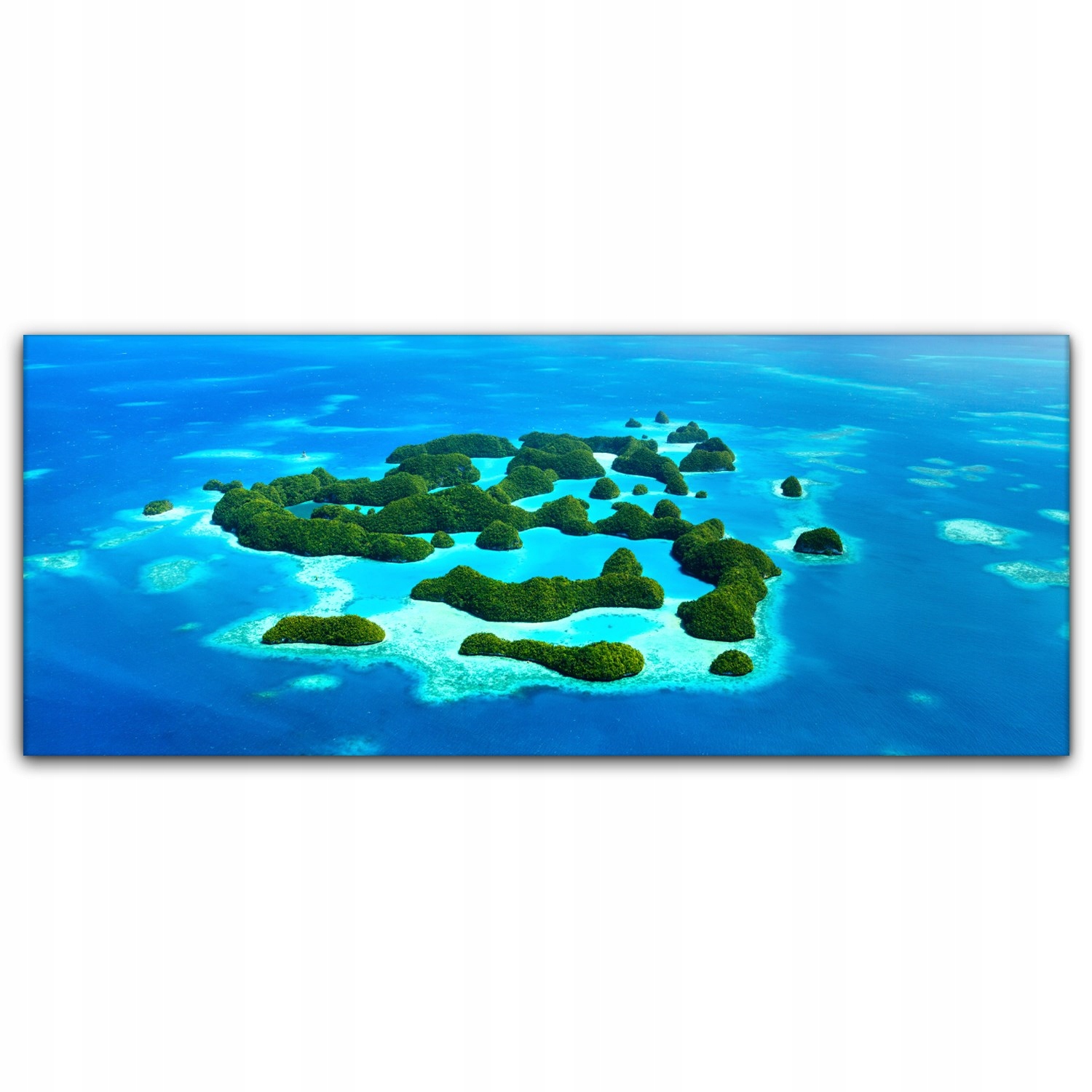 

Canvas na ramie na ścianę 125x50 Palau Wyspa Morze