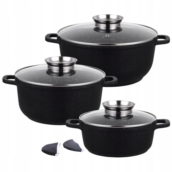 8 Ks Súprava Hrncov Klasuberg Aromaknob