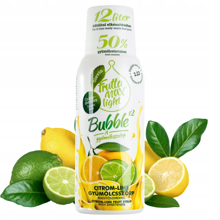 Koncentrat do Sodastream syrop FruttaMax Cytryna-limonka light 500 ml