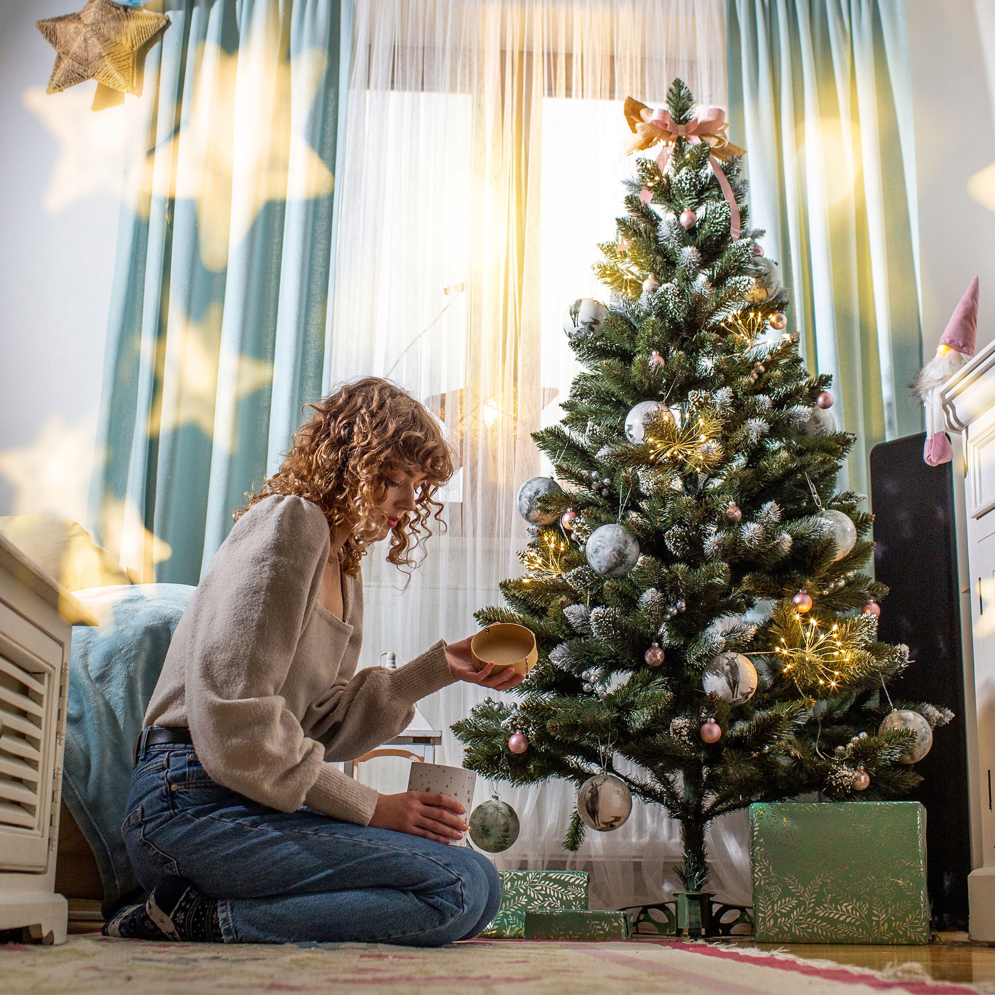 CHOINKA SZTUCZNA DIAMENTOWA 220 CM SOSNA PIĘKNA Marka Kadax