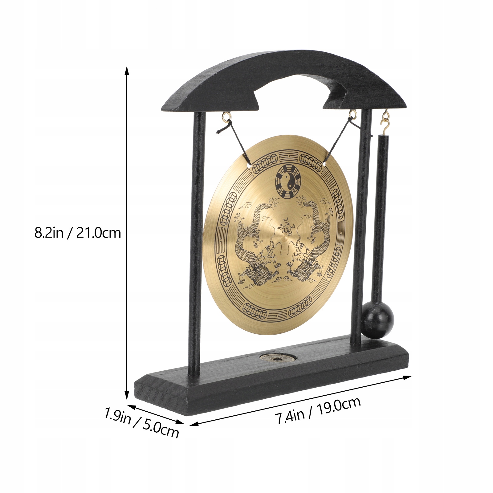 CHIŃSKI GONG STOŁOWY WYSTRÓJ BIURA FENG SHUI
