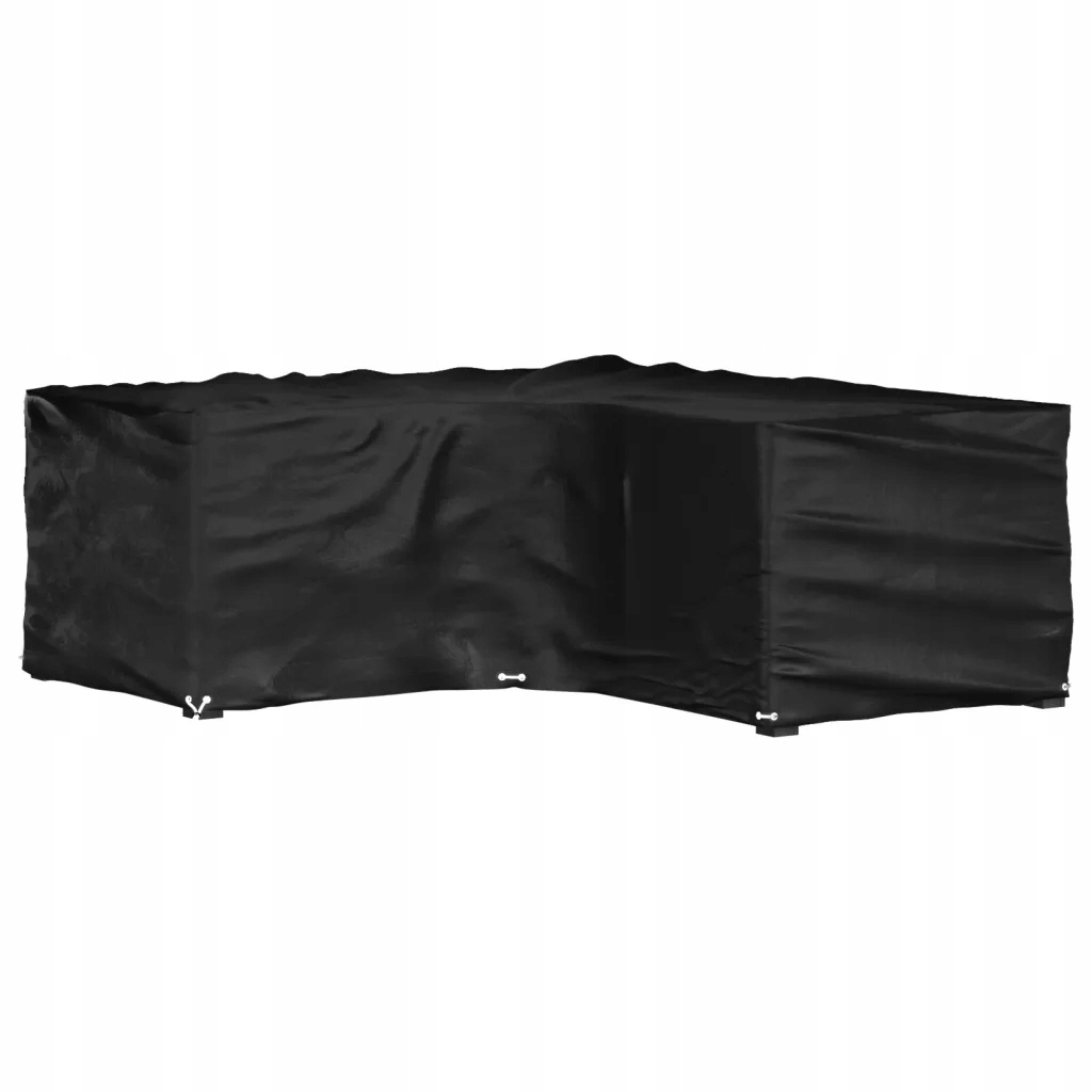 Obal na zahradní nábytek z Pe, odolný vůči Uv záření, 215 x 215 x 70 cm, černý