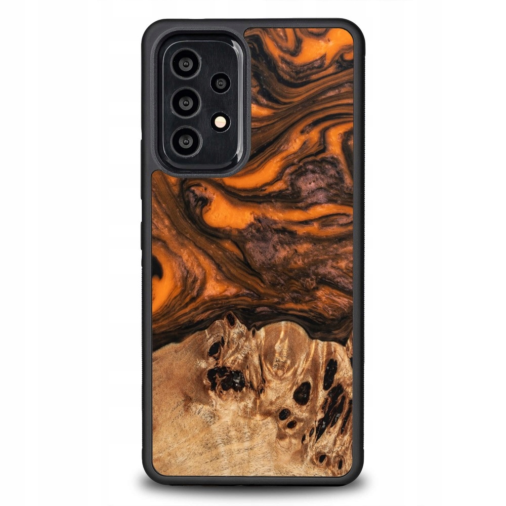 Pouzdro Bewood Unikátní pro Samsung Galaxy A73 5G oranžové