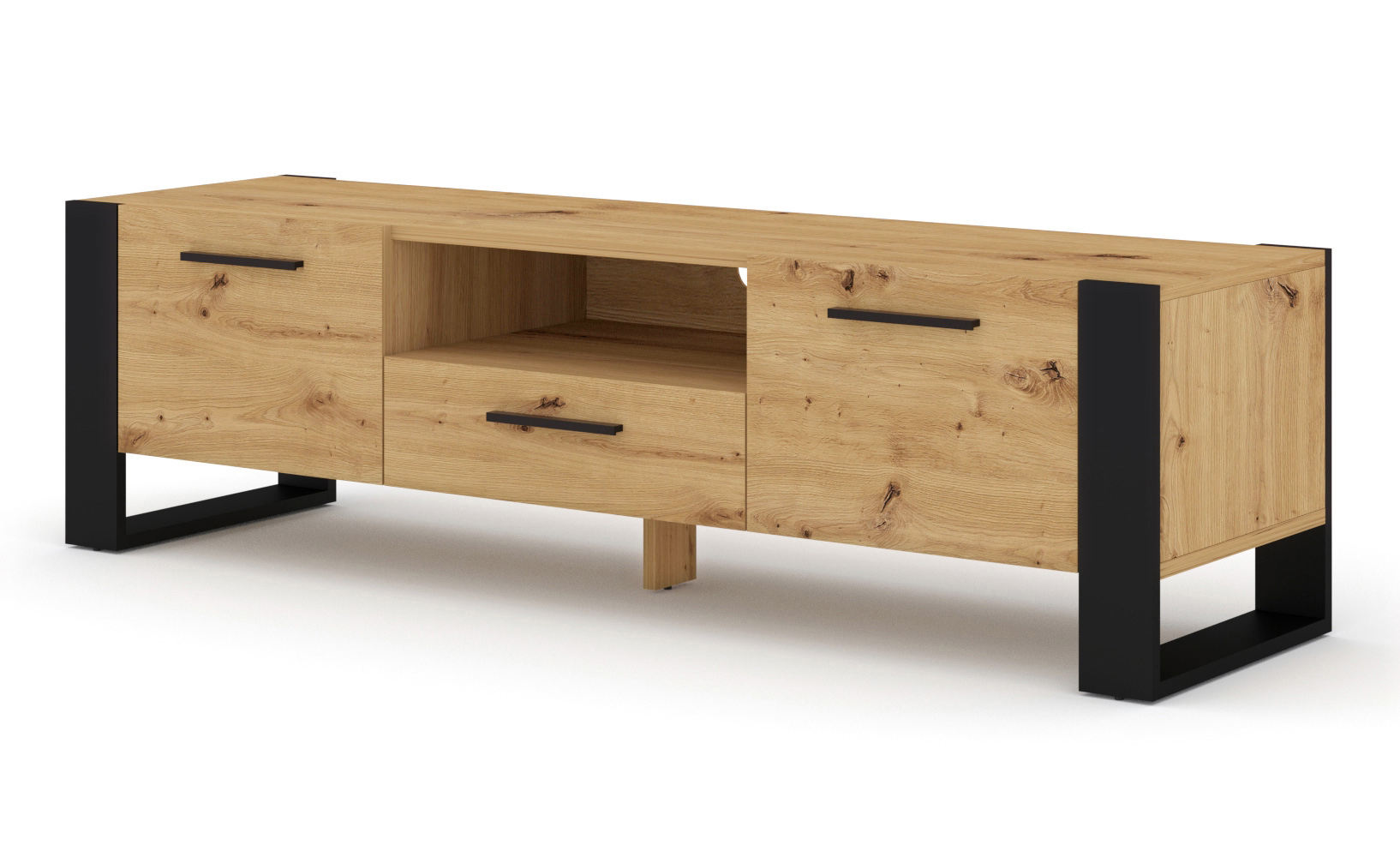 Szafka Rtv komoda Nuka 160 cm dąb artisan stojąca
