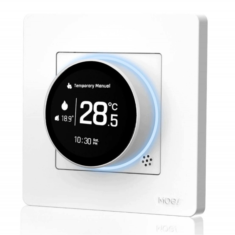 Termostat Ogrzewania Podłogowego Moes ZigBee 16A Tuya Zht-sr-gb-wh-ms