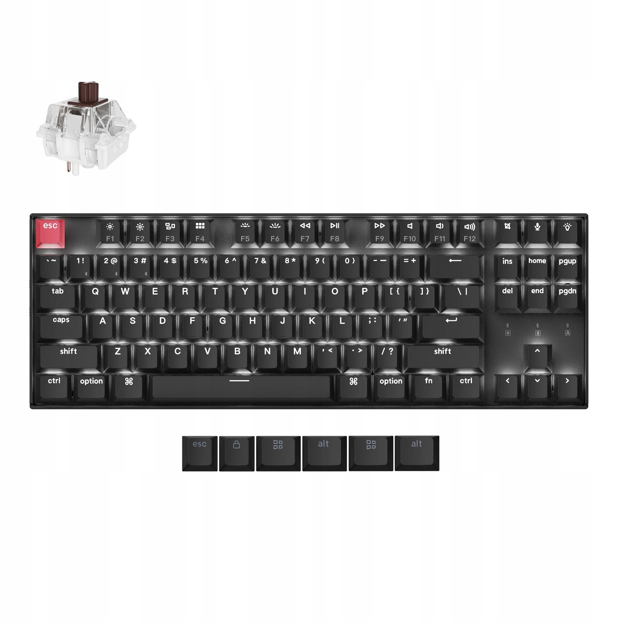 Keychron K8 Qmk Programowalna Klawiatura Mechaniczna Bezprzewodowa K8X-A3