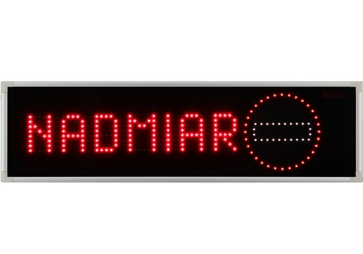 Sygnalizator TL-4.A/H3 tablica ostrzegawcza zewnętrzna "zakaz wjazdu Nadmia