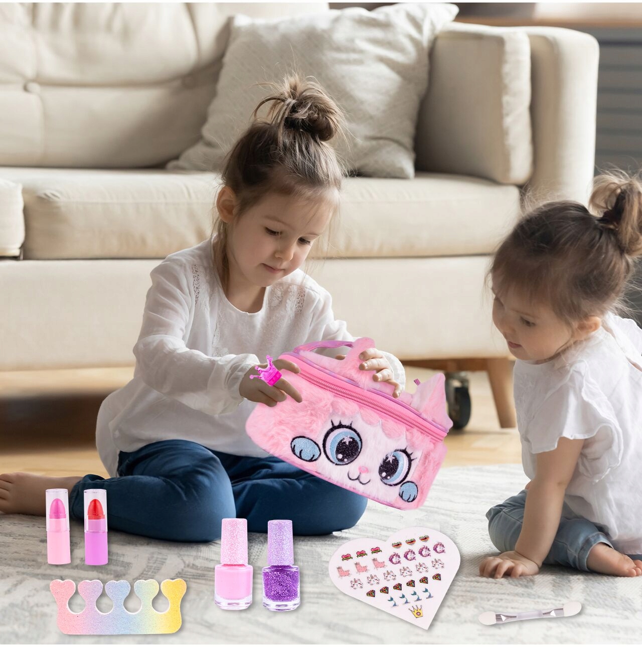 KUFEREK KOSMETYKÓW MAKEUP dla dzieci ZESTAW DO MALOWANIA makijażu TOREBKA Certyfikaty, opinie, atesty CE