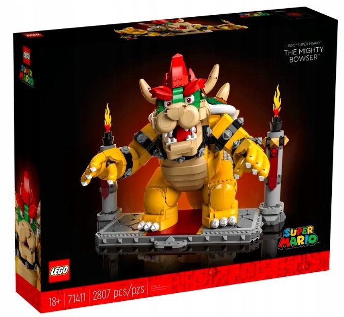 LEGO Klocki Super Mario 71411 Potężny Bowser Marka LEGO