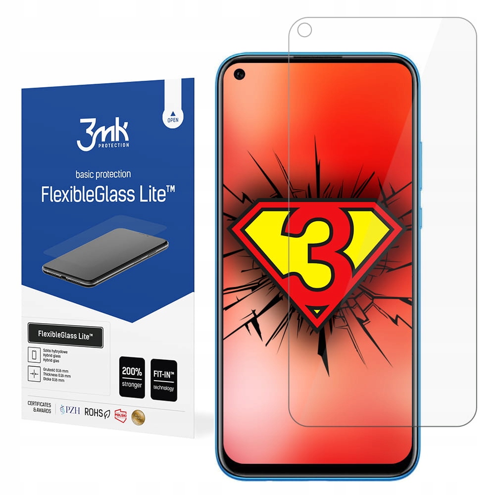 

Do Huawei P20 Lite 2019 Szkło hybrydowe 3mk FGLite