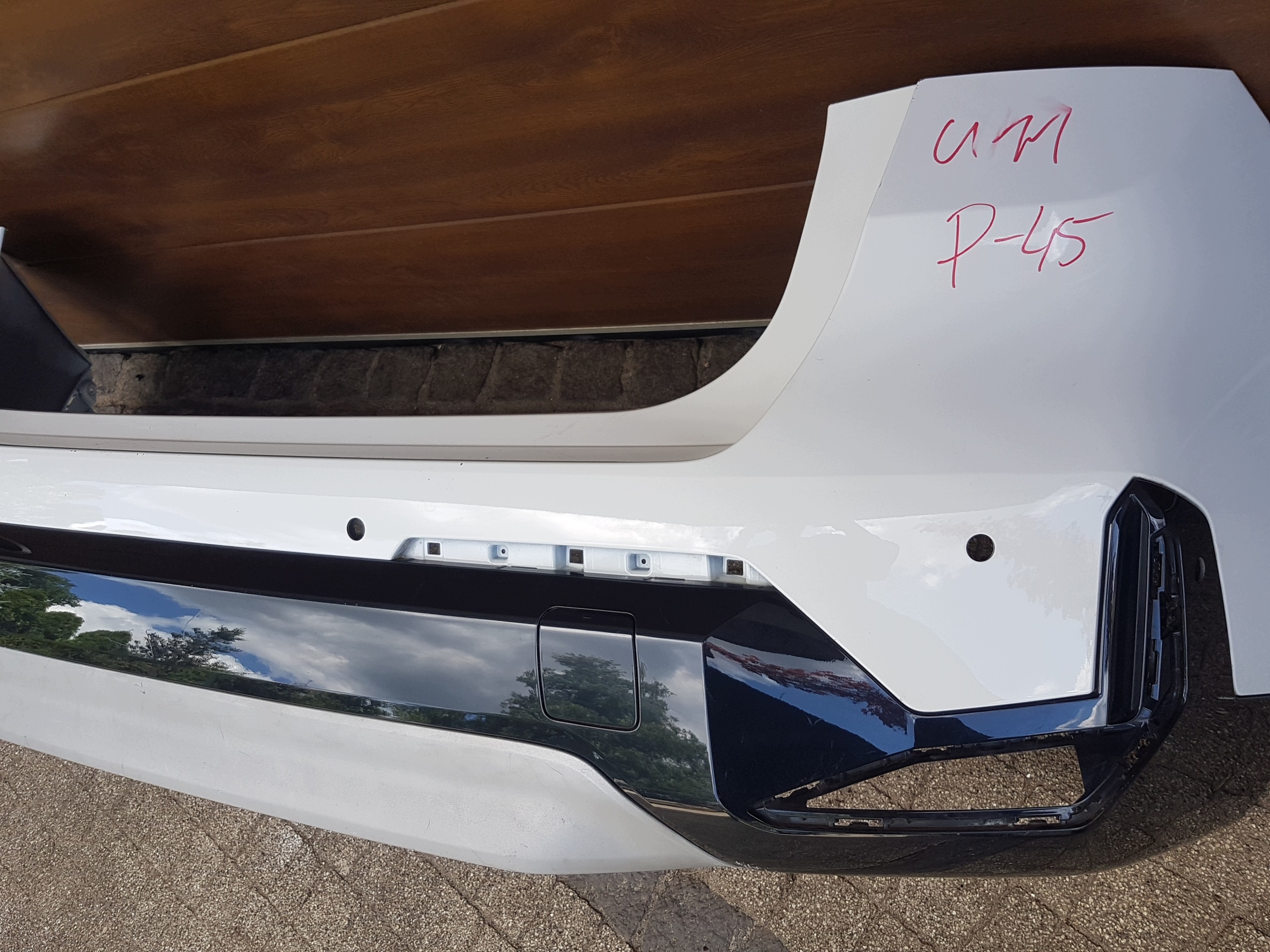 bumper rear rear part BMW iX1 U11 BEV X-LINE