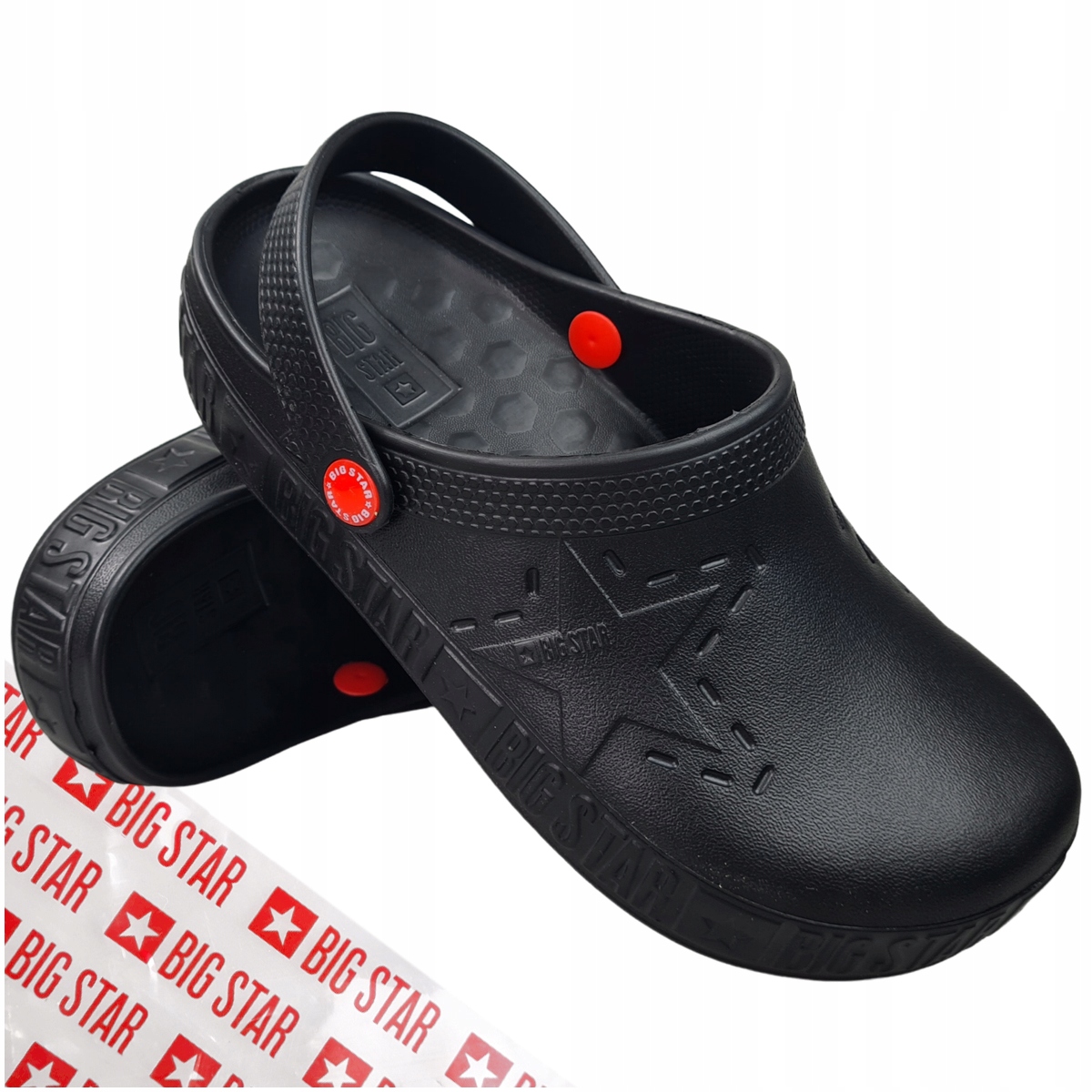 

Klapki Big Star damskie czarne chodaki II275001 36