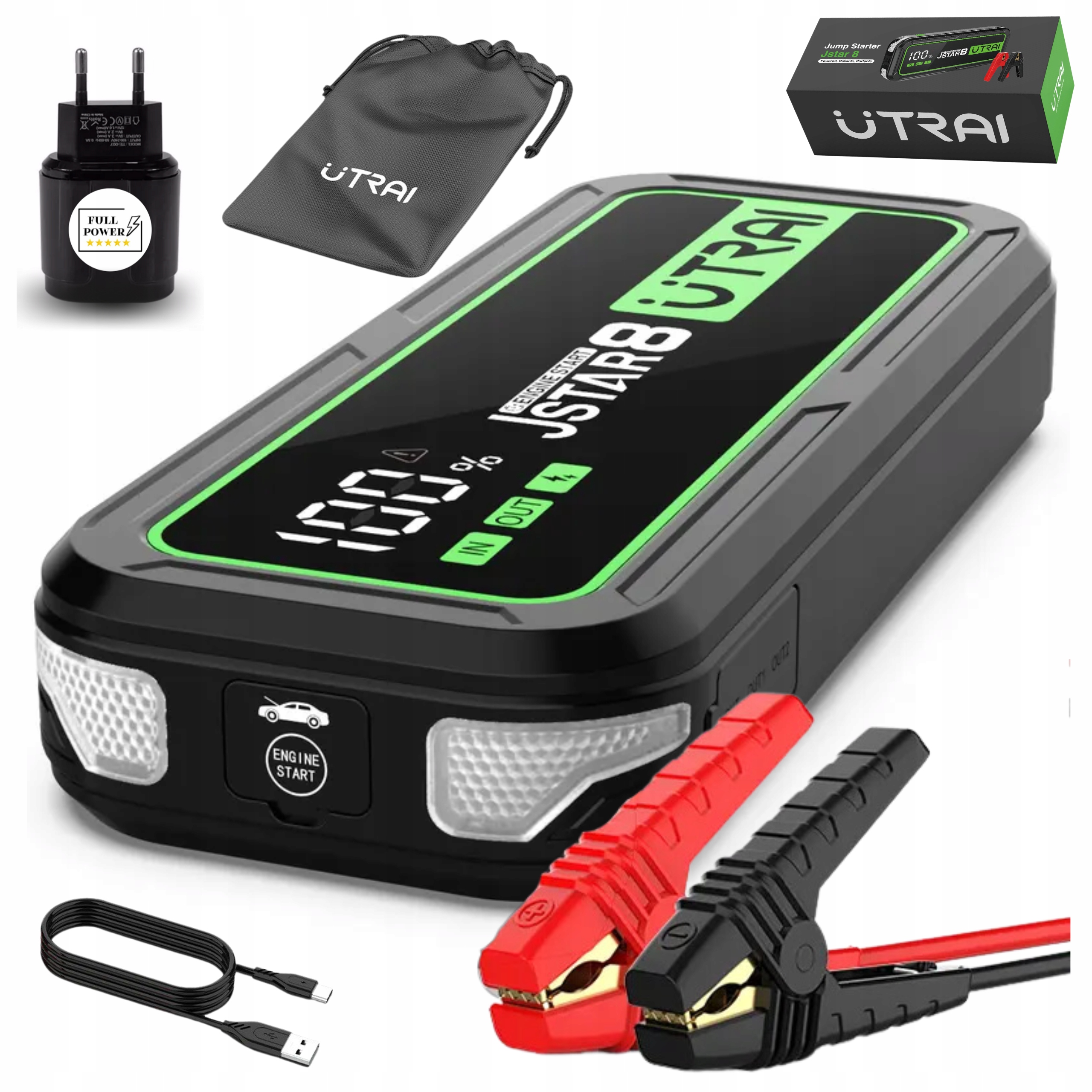 POWERBANK DO SAMOCHODU STARTER BOOSTER ROZRUCH 12V