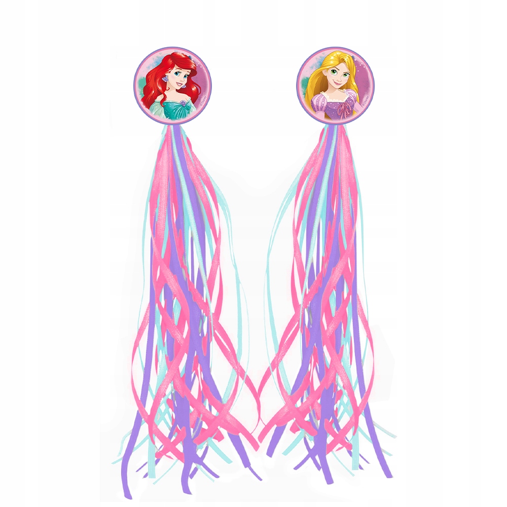 2x WSTĄŻKA KOSZYK ROWEROWY DISNEY PRINCESS KSIĘŻNICZKI Marka Seven