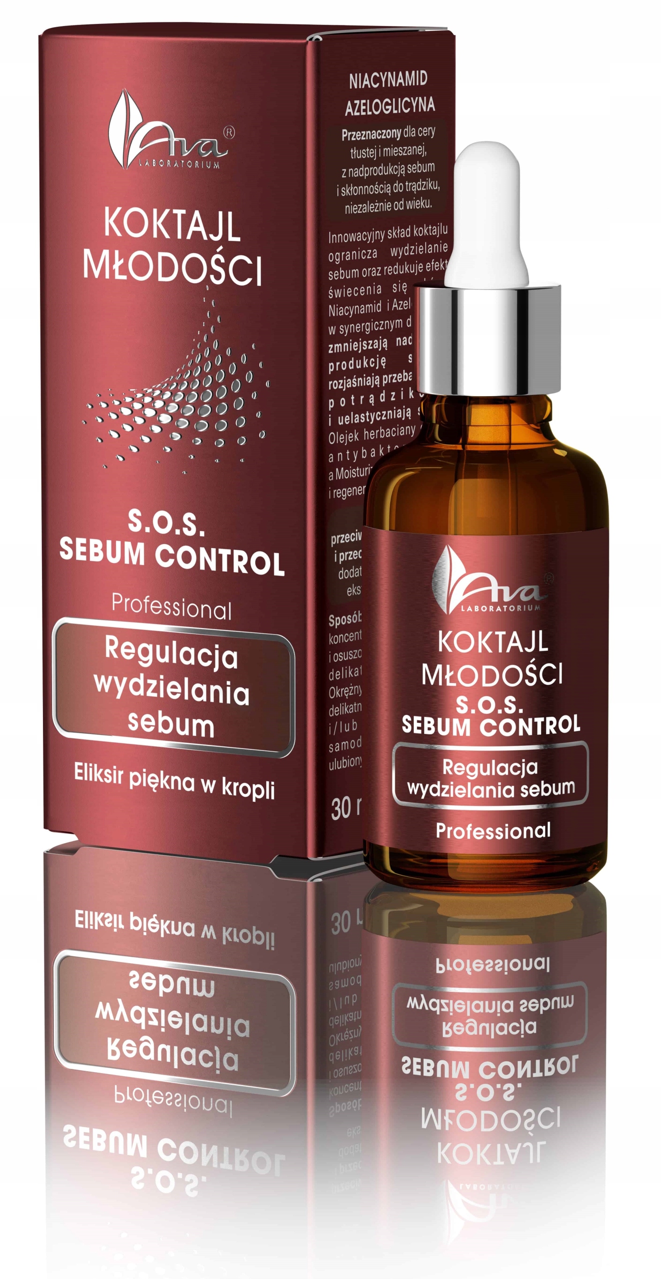 AVA KOKTAJL MŁODOŚCI S.O.S SEBUM CONTROL 30 ml