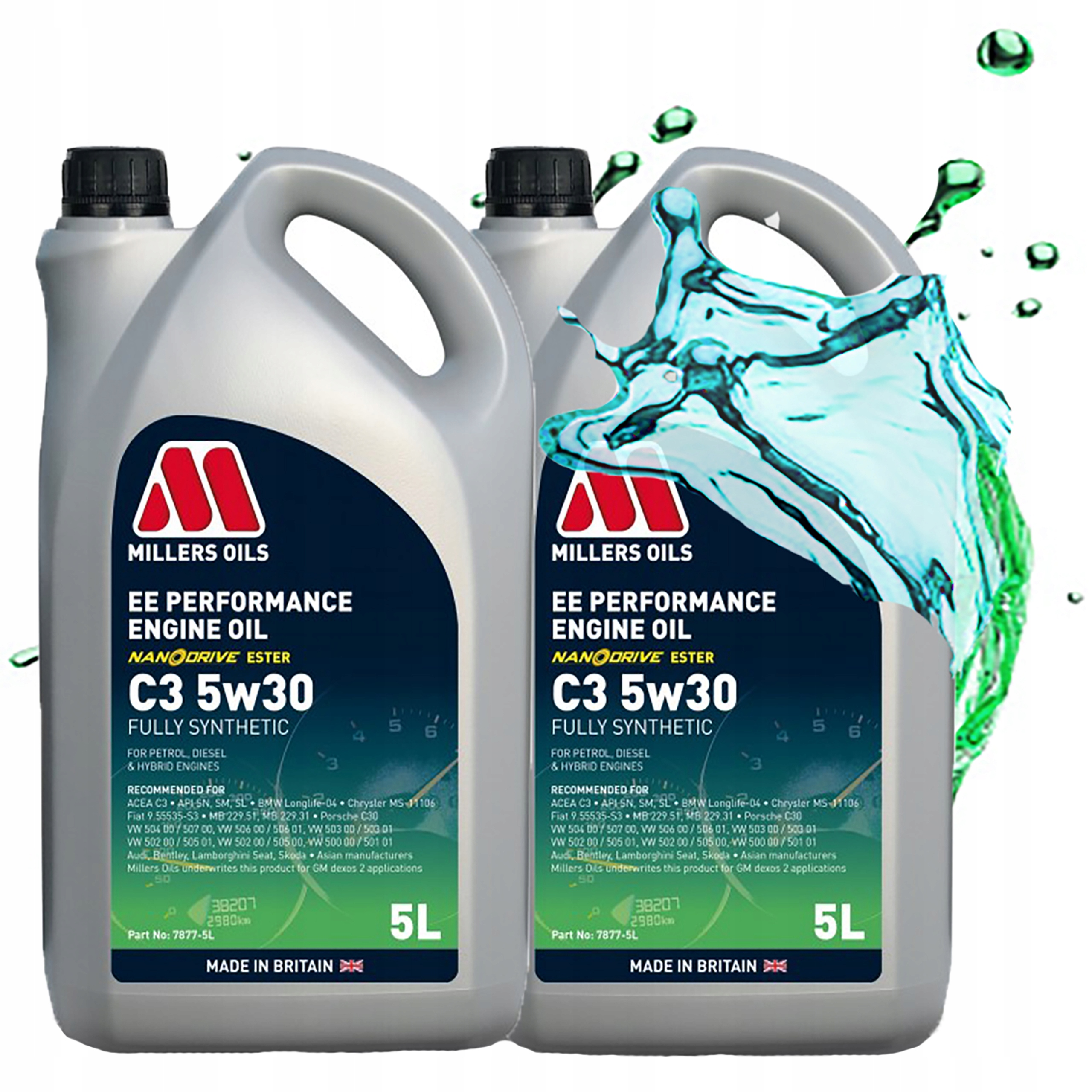 Syntetický Motorový Olej Millers Oils Ee Performance C3 5W30 Estery 10L