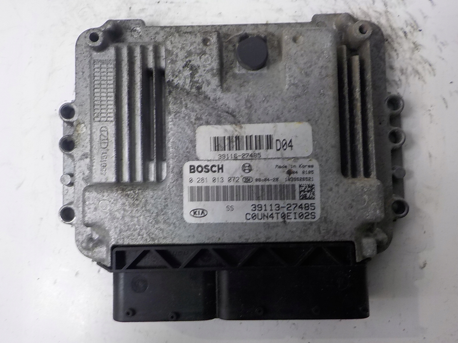 KIA CARENS III computer control unit 0281013072 39113-27485