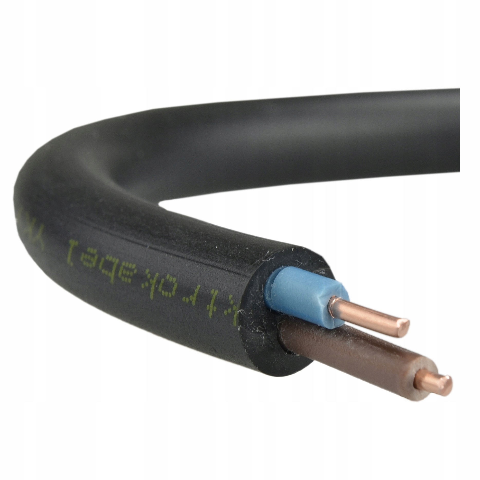Kabel przewód ziemny zewnętrzny UV YKY 2x1,5 mm2