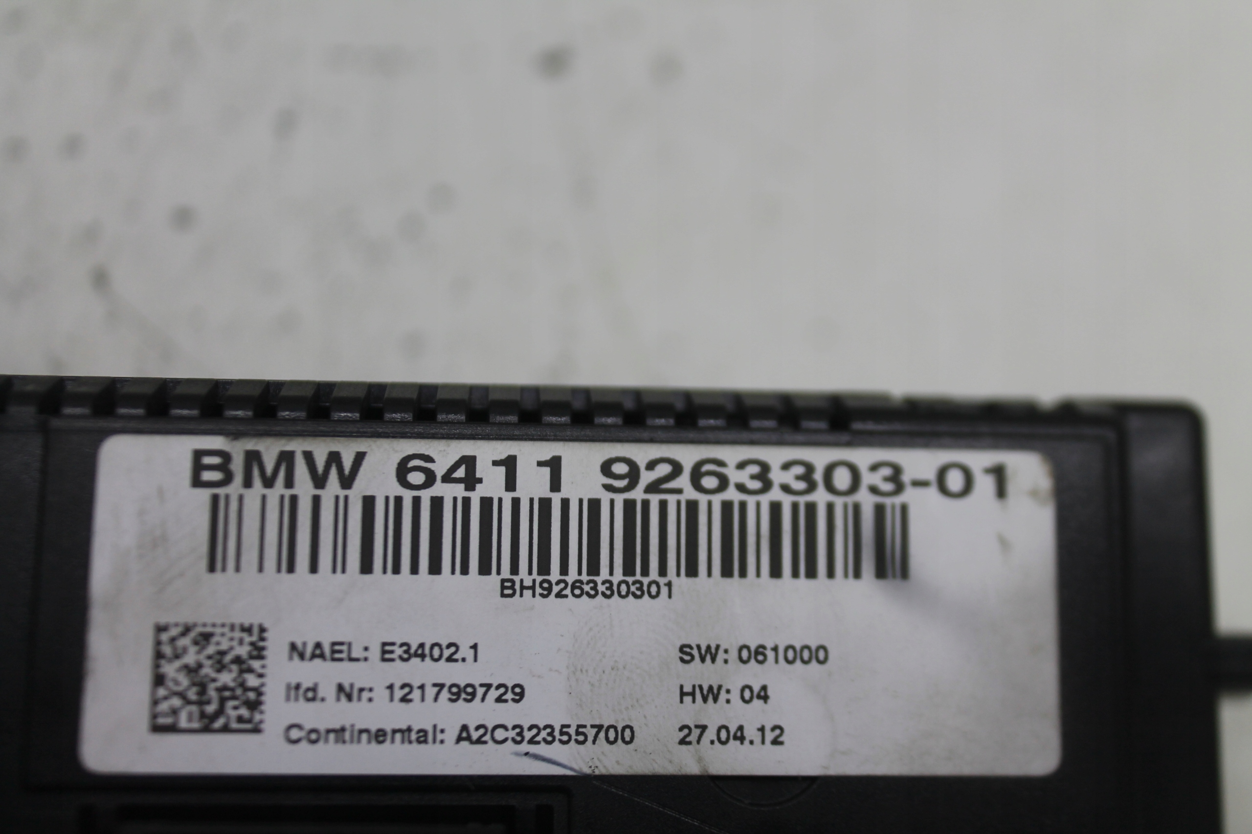 COMANDI CLIMA KLIMY 9263303 BMW X1 E84 09-15
