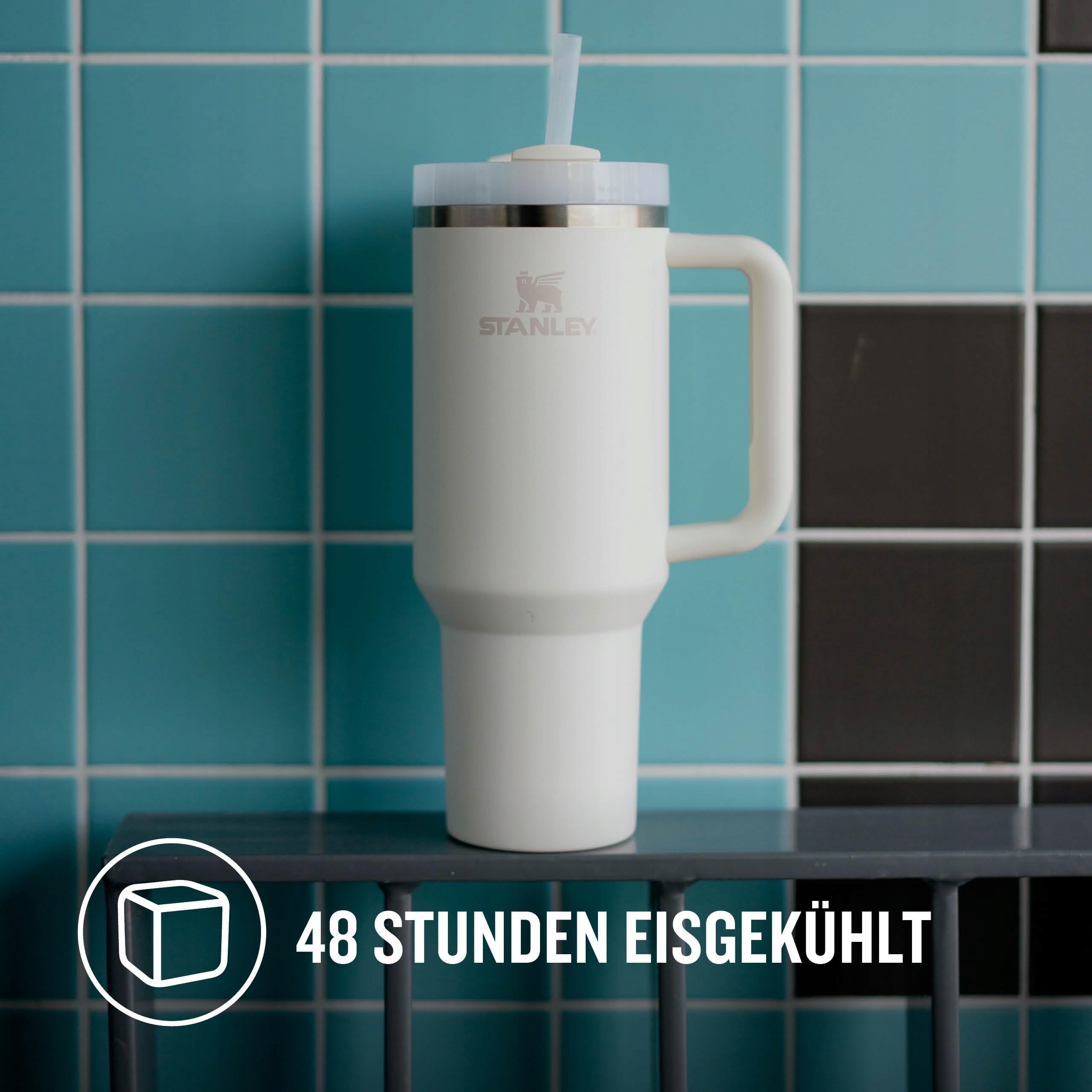 STANLEY Quencher H2.0 Butelka Kubek Termiczny Ze Słomką 1.2L Kremowy — miniatura 4