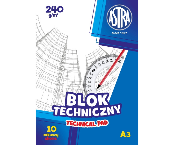 

Blok techniczny A3/10k, 240g (106119007)