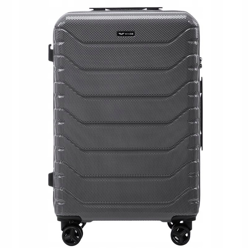 Kufr Wings Střední 24" 63L Polykarbonát Crake Tmavě Šedý
