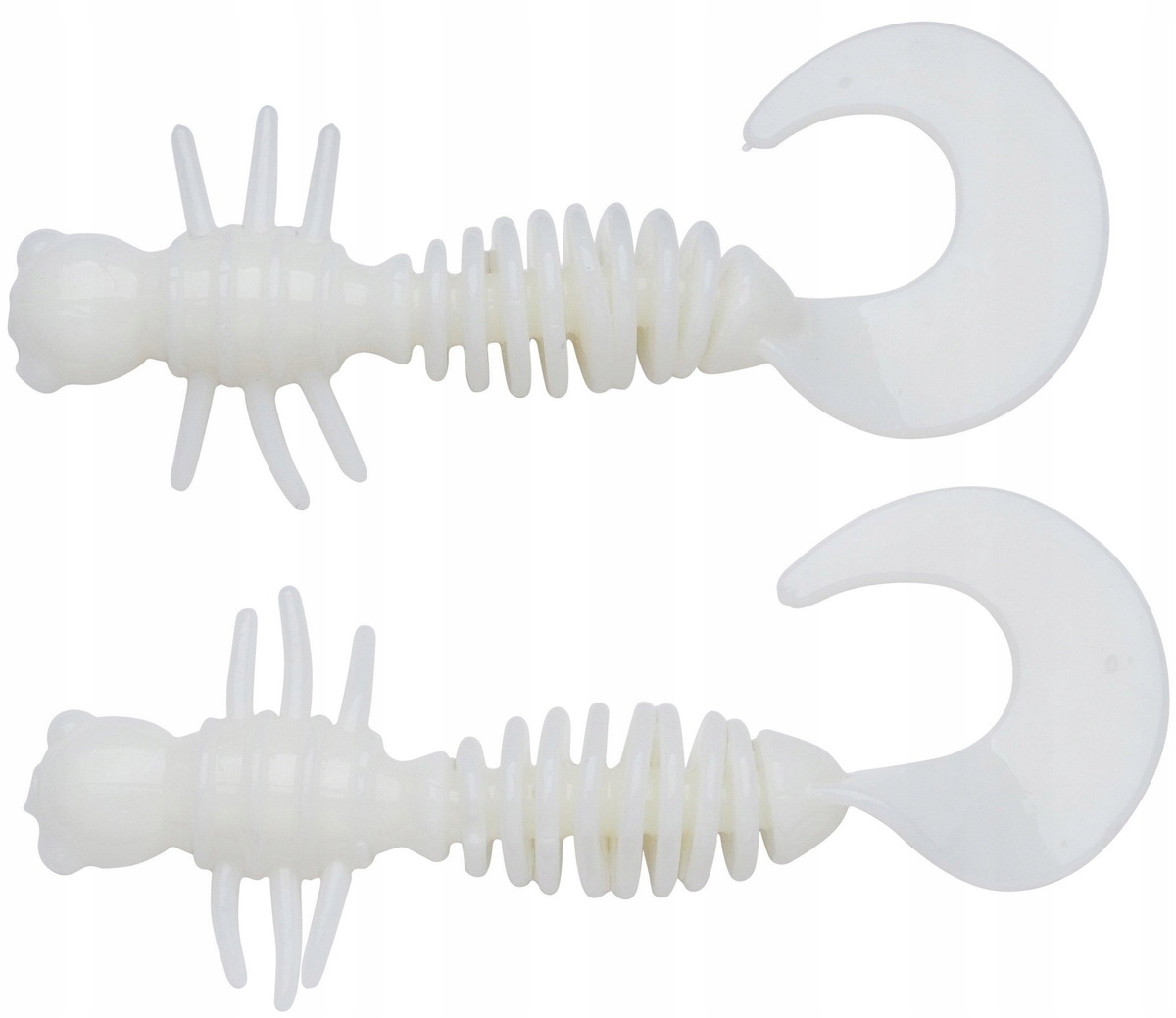 Berkley PowerBait Curly 5,5cm Milky White Op.10szt. 1621137