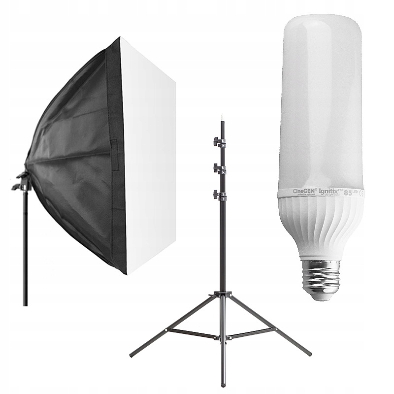 Fotografická sada Softbox 40x40 cm 85W rozhovory