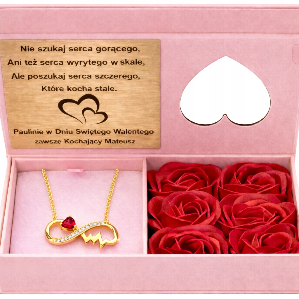 Zlatý dámský náhrdelník řetízek krabička růže pozlacené stříbro gravírování