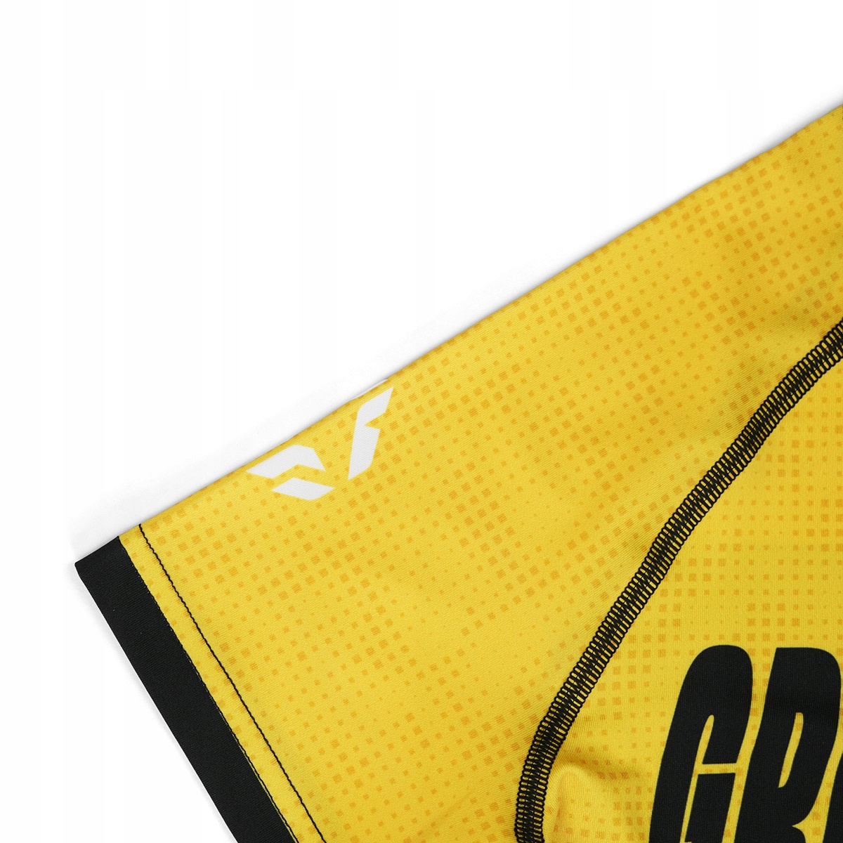 Dětský Rashguard Ibjjf Kids s krátkým rukávem (žlutý) 134 cm Ground Game