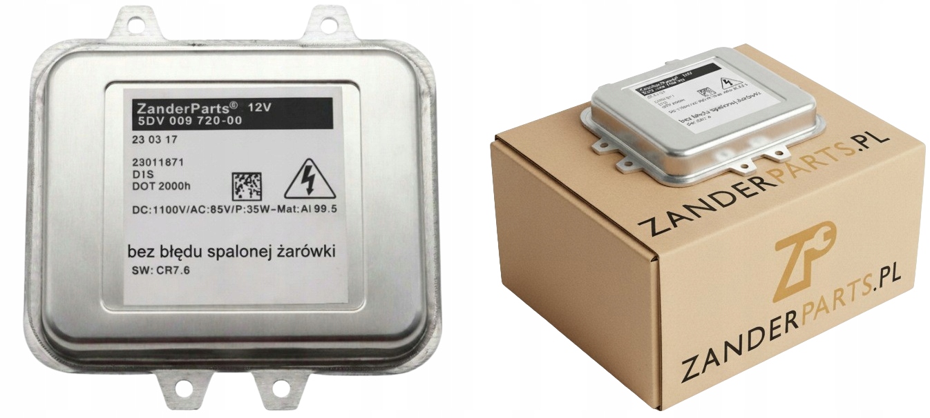 Měnič Napětí Xenon Insignia Bez Chyby Spálené Žárovky 5DV009720-00