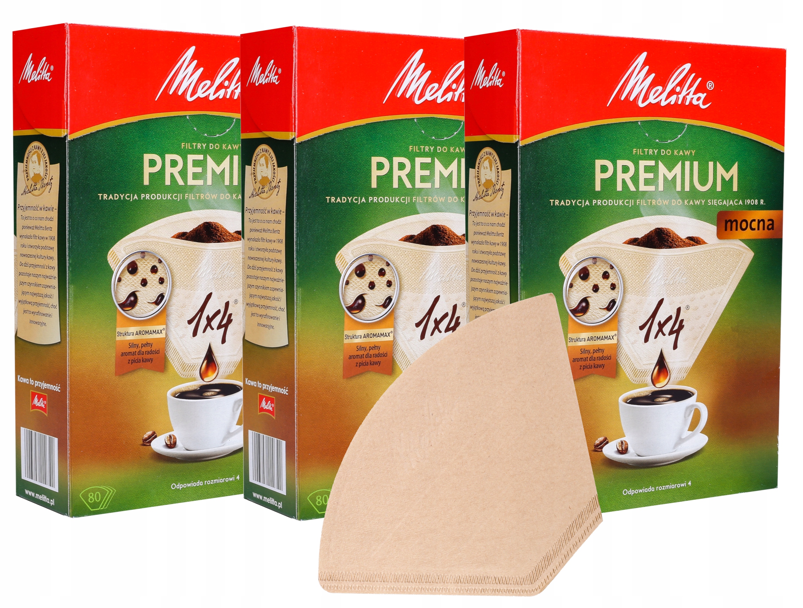 

Filtry papierowe do kawy Melitta Premium 240szt