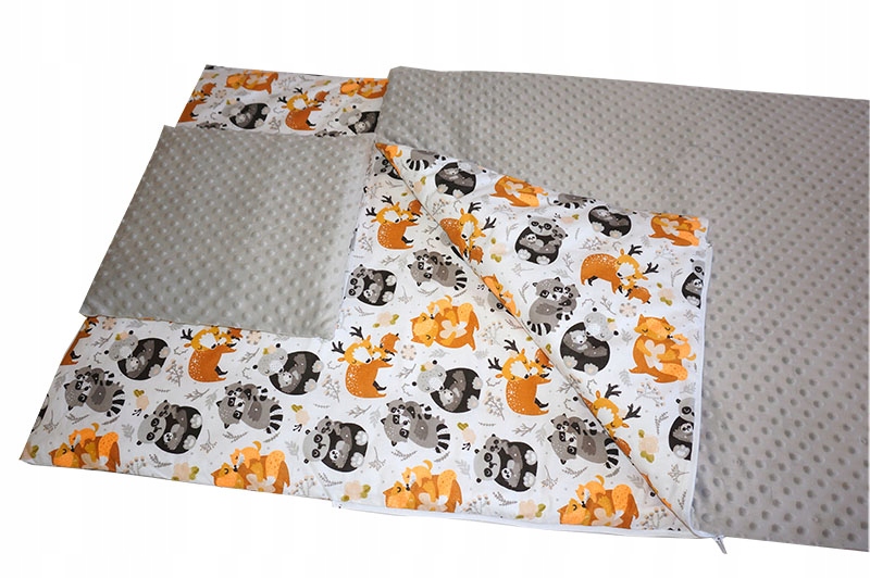 ŚPIWÓR KOŁDERKA POŚCIEL DO PRZEDSZKOLA + WORECZKI Długość 130 cm