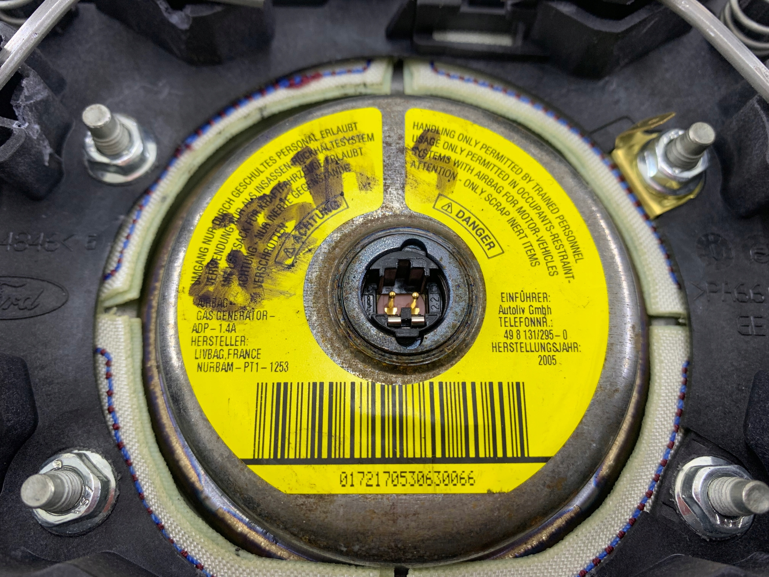 FORD FIESTA MK6 airbag driver´s 6S6AA042B85