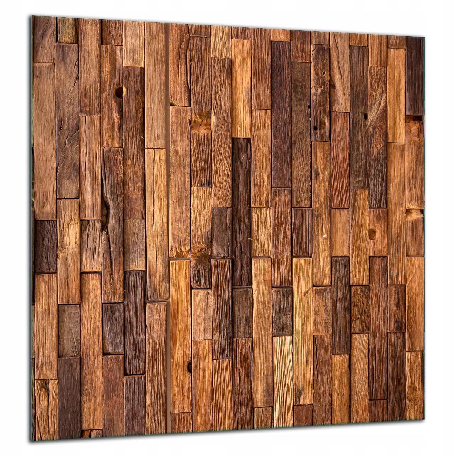 Skleněná Ochranná Deska Panel Lepidlo 60x65 DŘEVOTvrzené Sklo Kuchyně 7v1