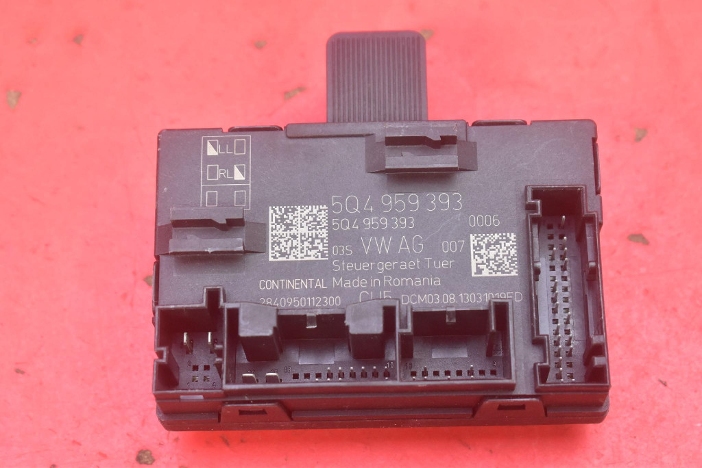 control unit module door left front 5Q4959393 SKODA OCTAVIA 3 III 13-17
