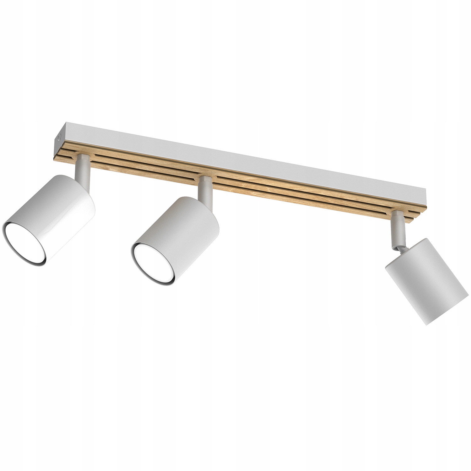 Stropná lišta Luminex Terra 3xGU10 8W biela matná/svetlé drevo