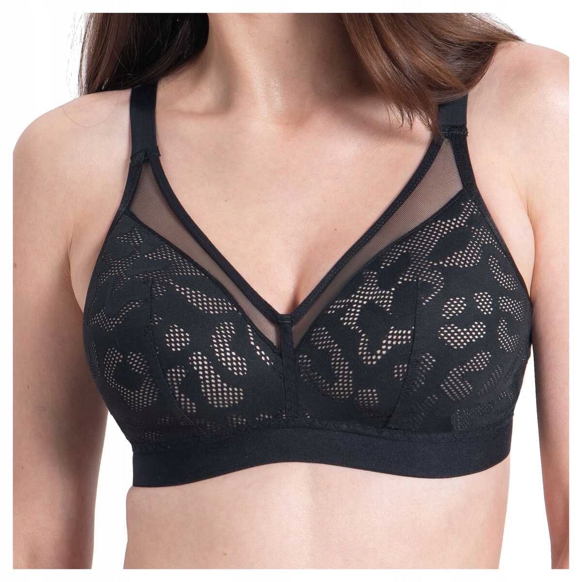 Samanta Podprsenka vyztužená bez kostic podprsenka Alex A540 černá 80D