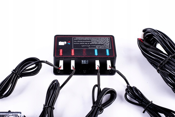 Stroboskopy pomarańczowe w grilla do atrapy 16 led Producent części ST PARTS