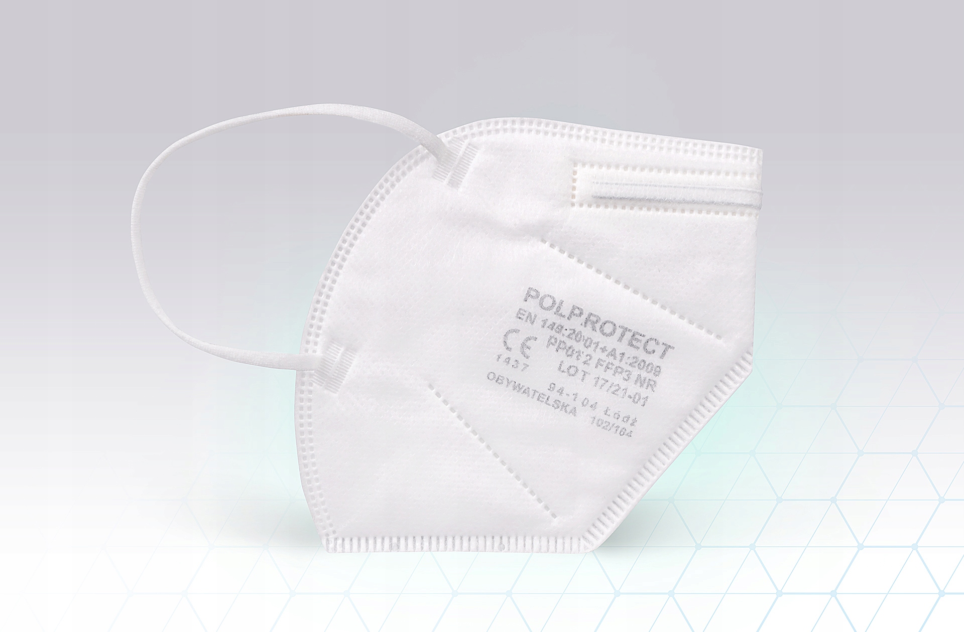 MASECZKA FFP3 6-WARSTWOWA OCHRONNA PÓŁMASKA 10SZT. Model PP012 FFP3 NR