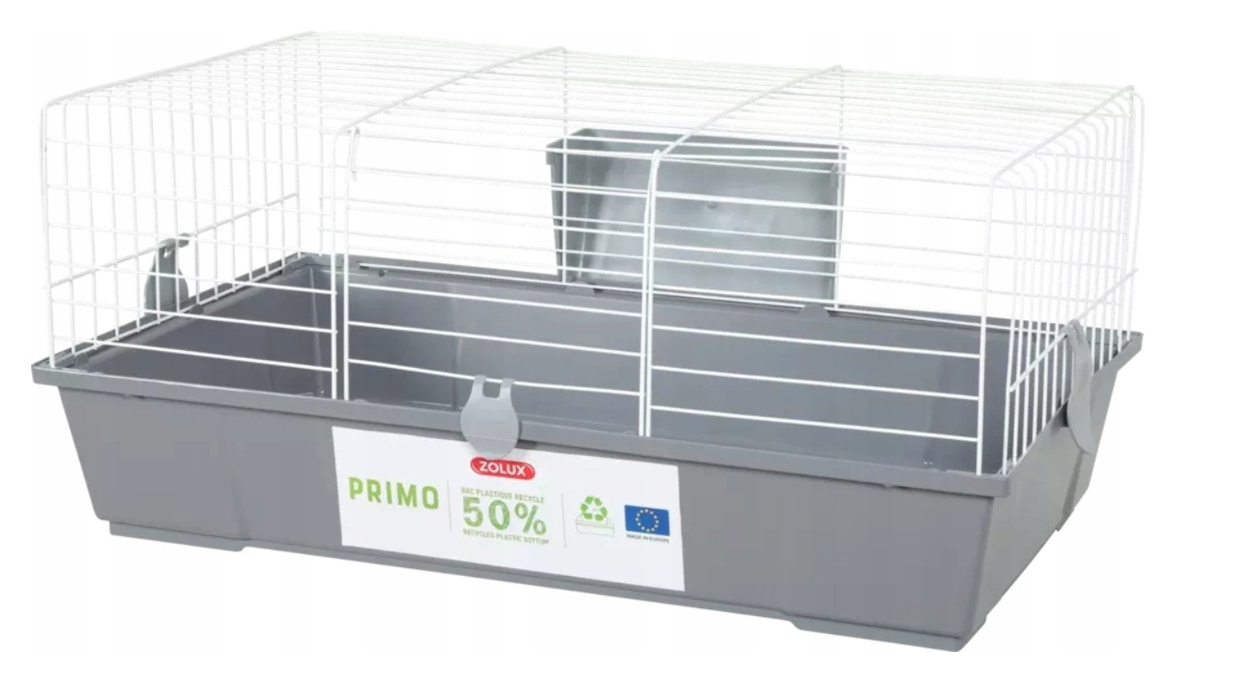 Levně zolux klec primo 80 cm bílo šedá