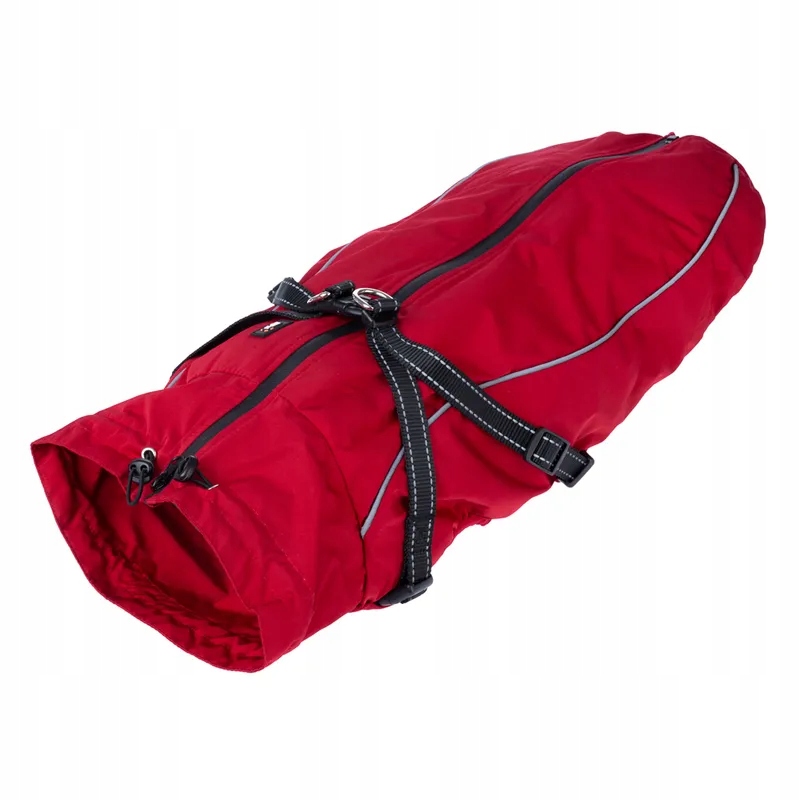 Tiaki kabát pro psa s ramenními popruhy Arkon, červený, 35 cm
