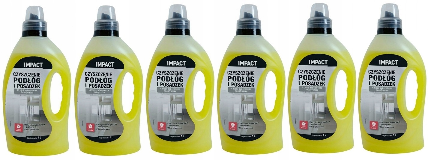 Levně 6x Univerzální čistič na podlahy 1 l Impact