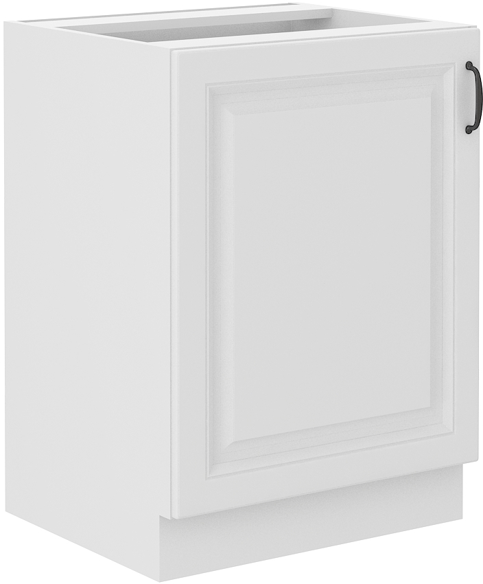 Szafka kuchenna dolna 60 cm frezowana biała SPRING