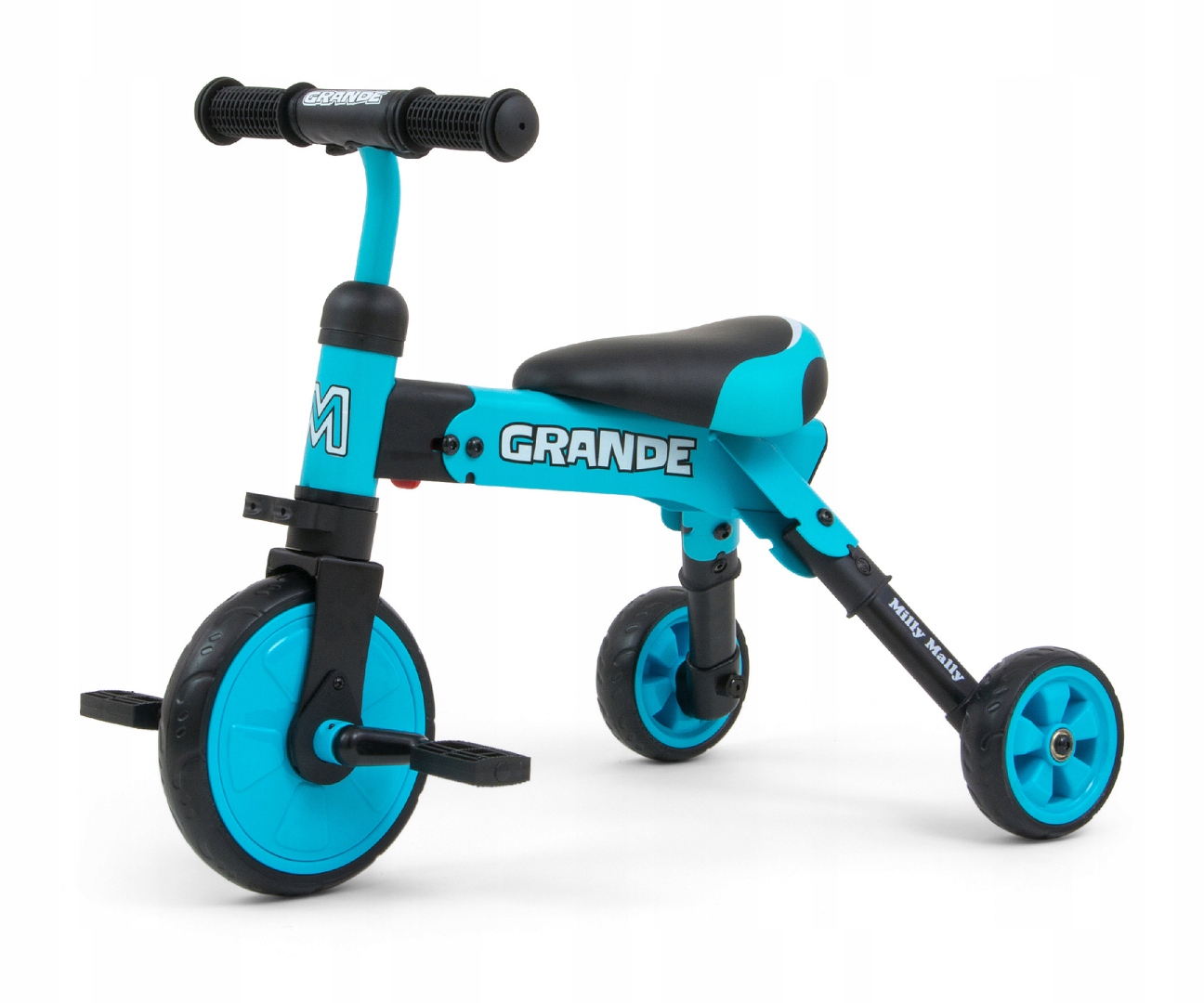 Milly Mally Rowerek biegowy 2w1 Grande Blue pedały