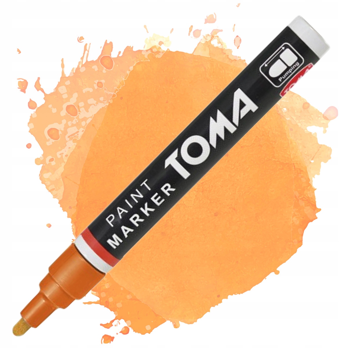 

Marker Olejowy Toma Kolor Pomarańczowy Wydajny!