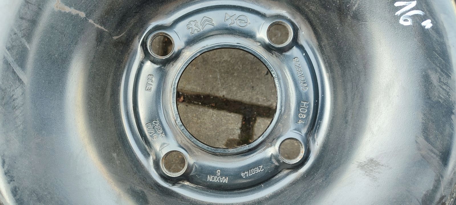 disk oceľový 4x108 6,5Jx16 ET38 Citroen Peugeot