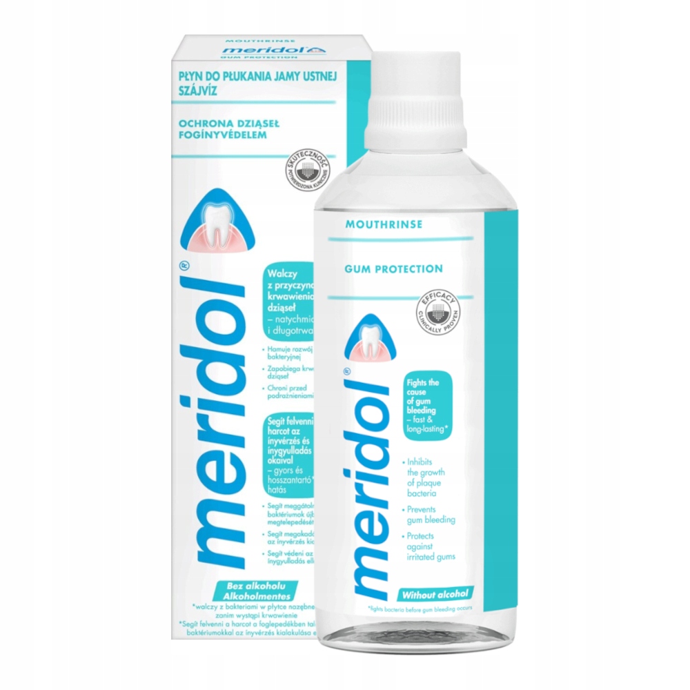 

Meridol Classic 400ml płyn na regenerację dziąseł